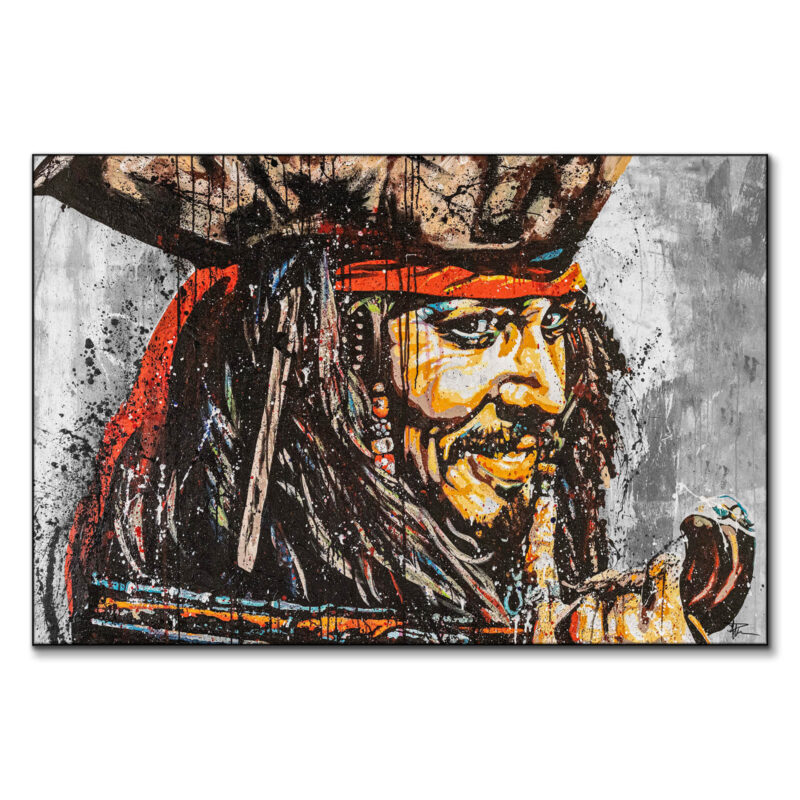 Jack Sparrow Brown Wall Art by P Muir Art