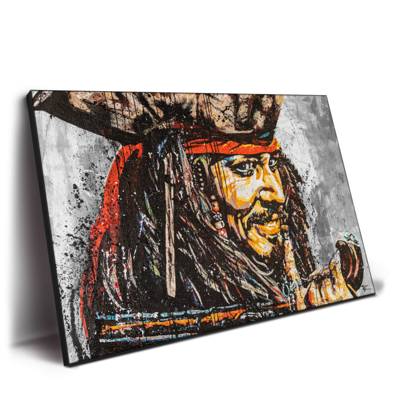 Jack Sparrow Brown Wall Decor by P Muir Art