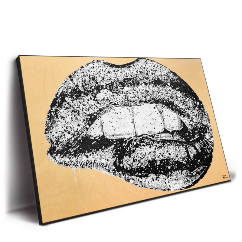 Iron Drip Yellow Wall Decor by P Muir Art