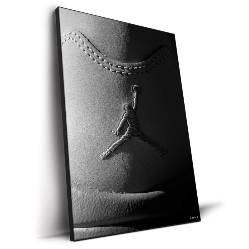 Air Jordan Flight Black and White Wall Decor by Nick Ford