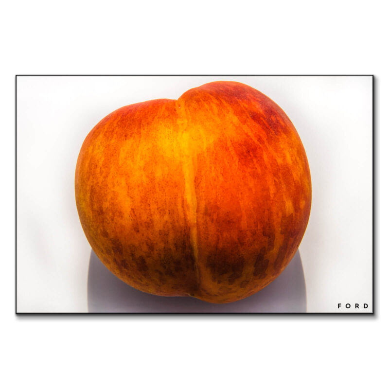 Peaches 'n Cream Orange Wall Art by Nick Ford