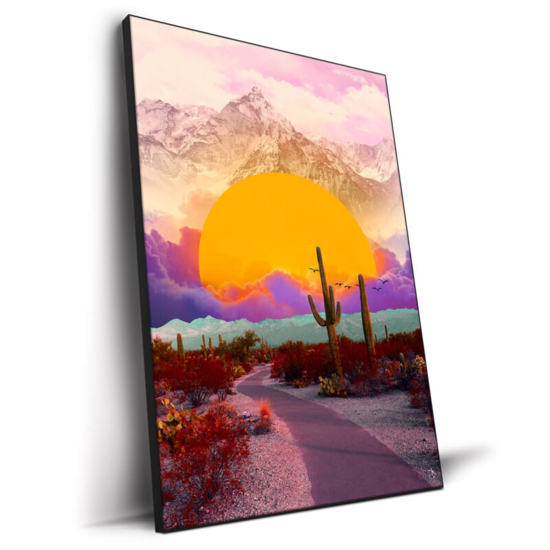 The Fallen Sun Vibrant Wall Decor by BambashkART