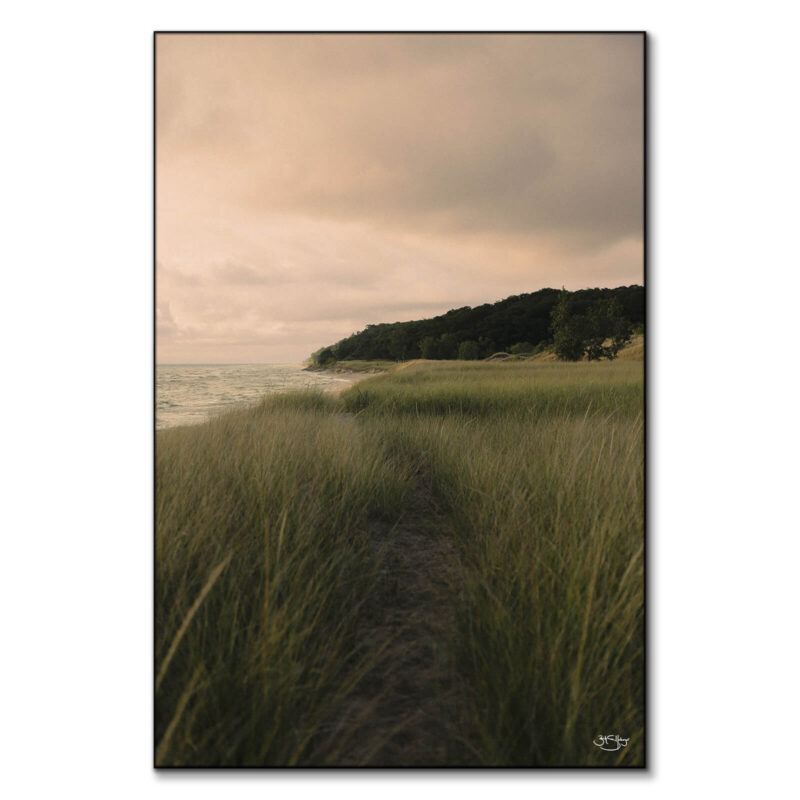 Lake Michigan Warm Wall Art by Zachary Snellenberger