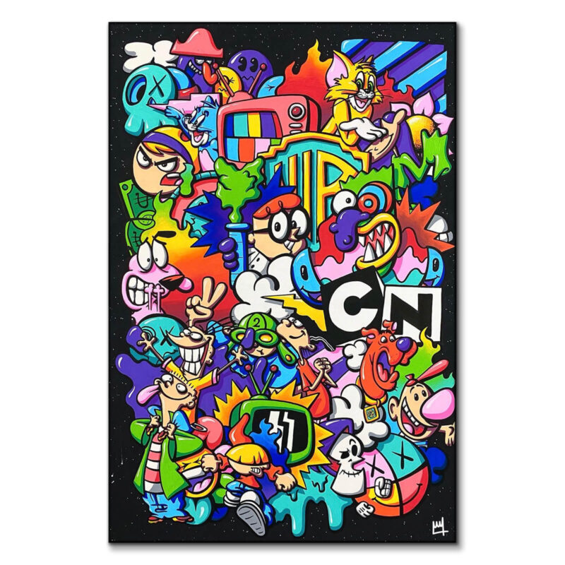 CN Nostalgia Colorful Wall Art by Wegs.Art