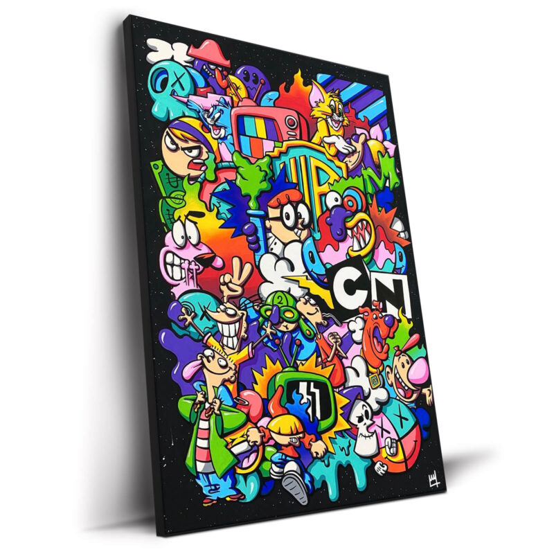 CN Nostalgia Colorful Wall Decor by Wegs.Art