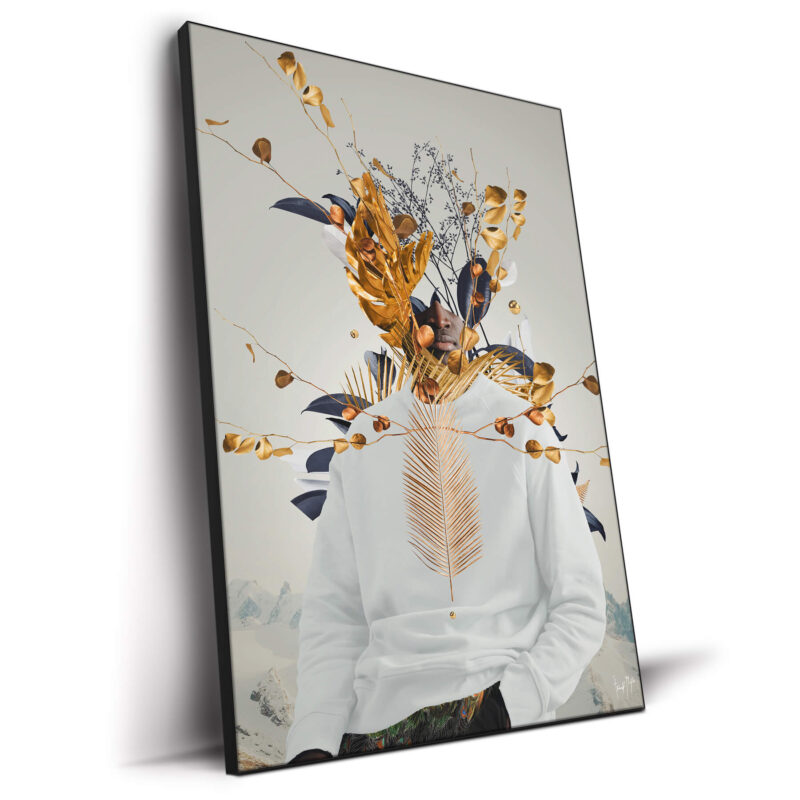 Silence and Simplicity Are The Same Person Light Wall Decor by Frank Moth