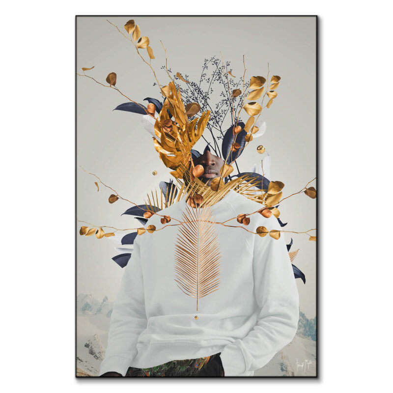 Silence and Simplicity Are The Same Person Light Wall Art by Frank Moth