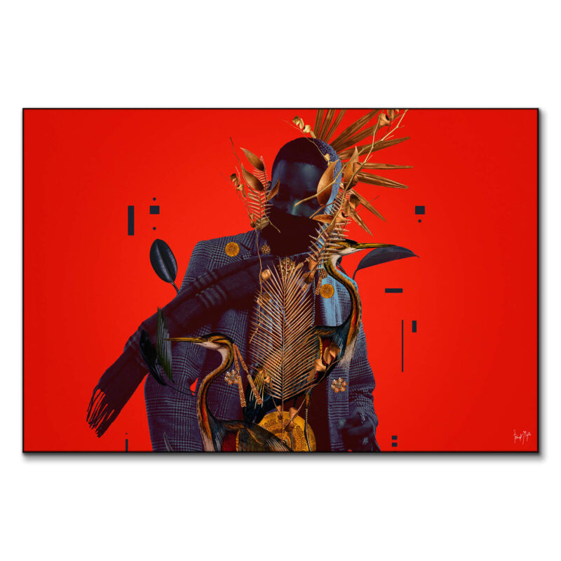 Midnight Jazz Warm Wall Art by Frank Moth