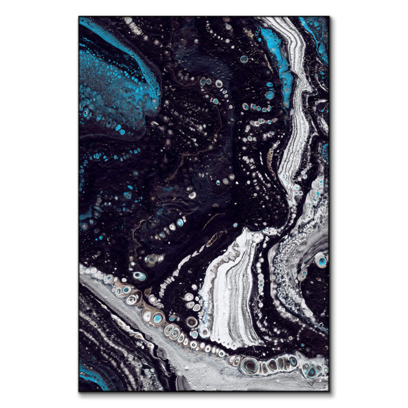 Blue Paisley Wall Art by Jared Hankins