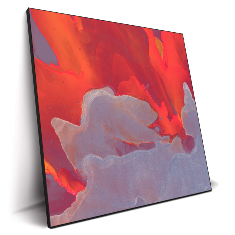 Red Burst Warm Wall Decor by Jared Hankins