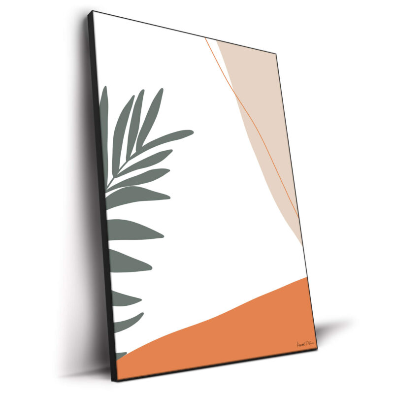 Tropical No. 1 Orange Wall Decor by Karine Tonial Grimm
