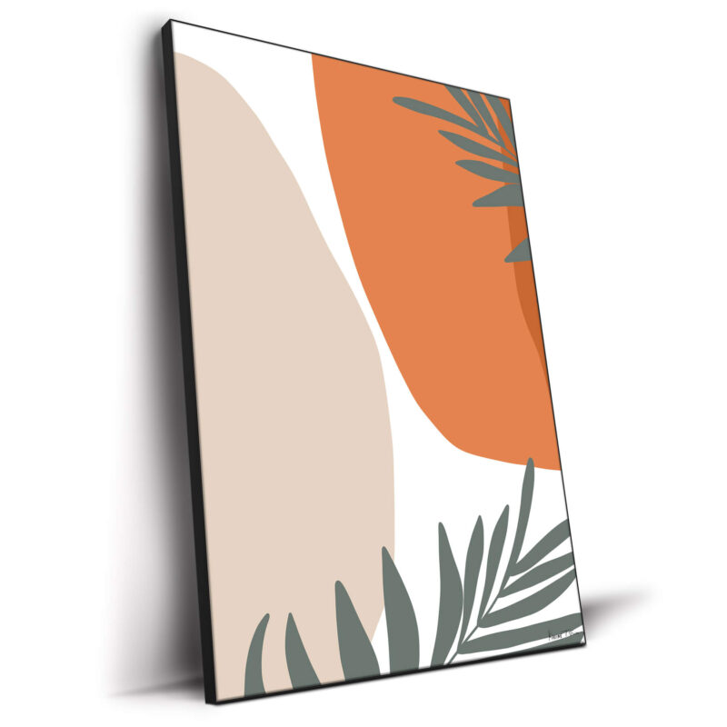 Tropical No. 2 Orange Wall Decor by Karine Tonial Grimm