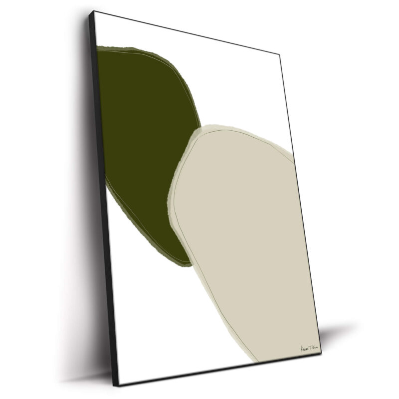 Minimal Circles No. 2 Green Wall Decor by Karine Tonial Grimm