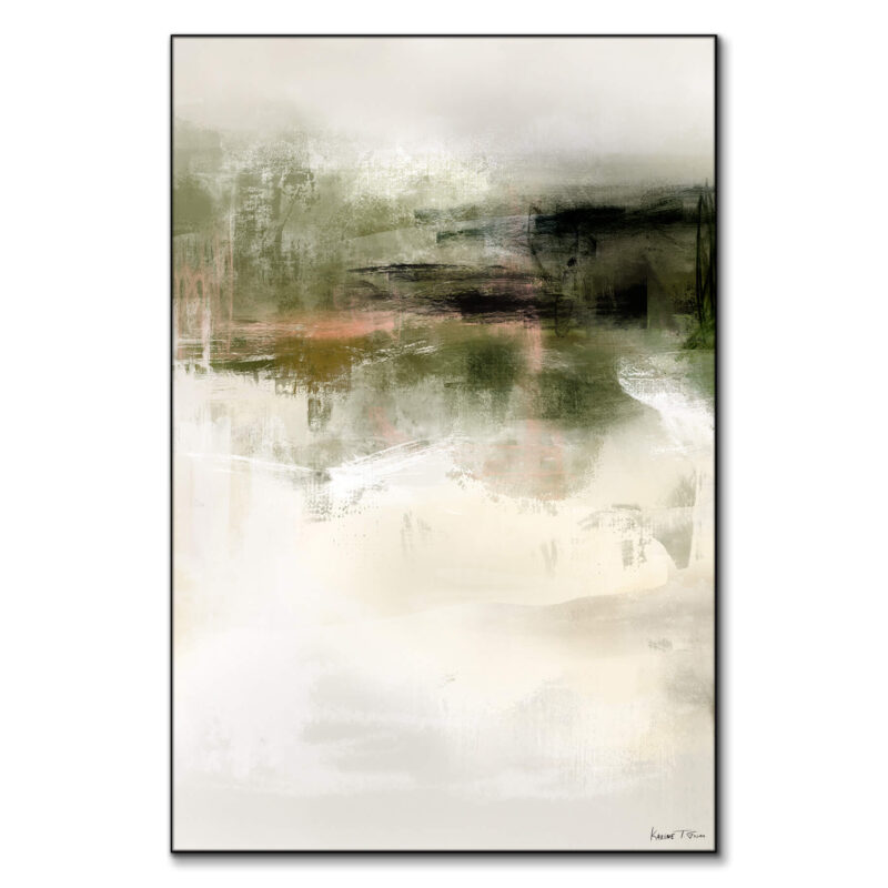 Mind Green Wall Art by Karine Tonial Grimm