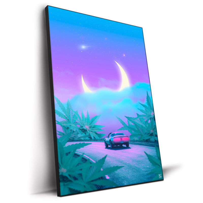 Moonweed Road Vibrant Wall Decor by Yagedan
