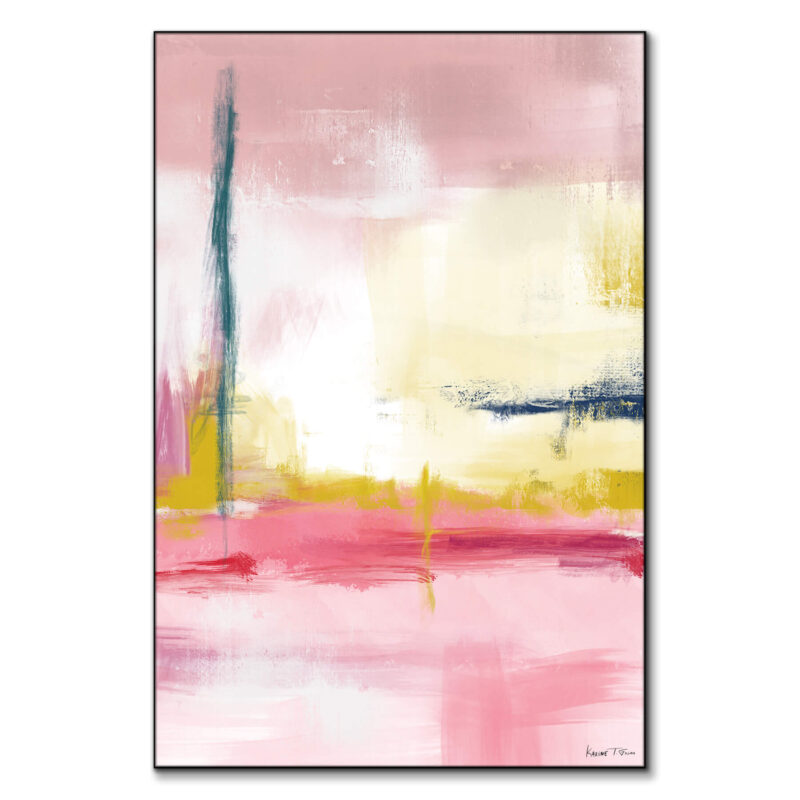 Pink Dance No. 2 Vibrant Wall Art by Karine Tonial Grimm
