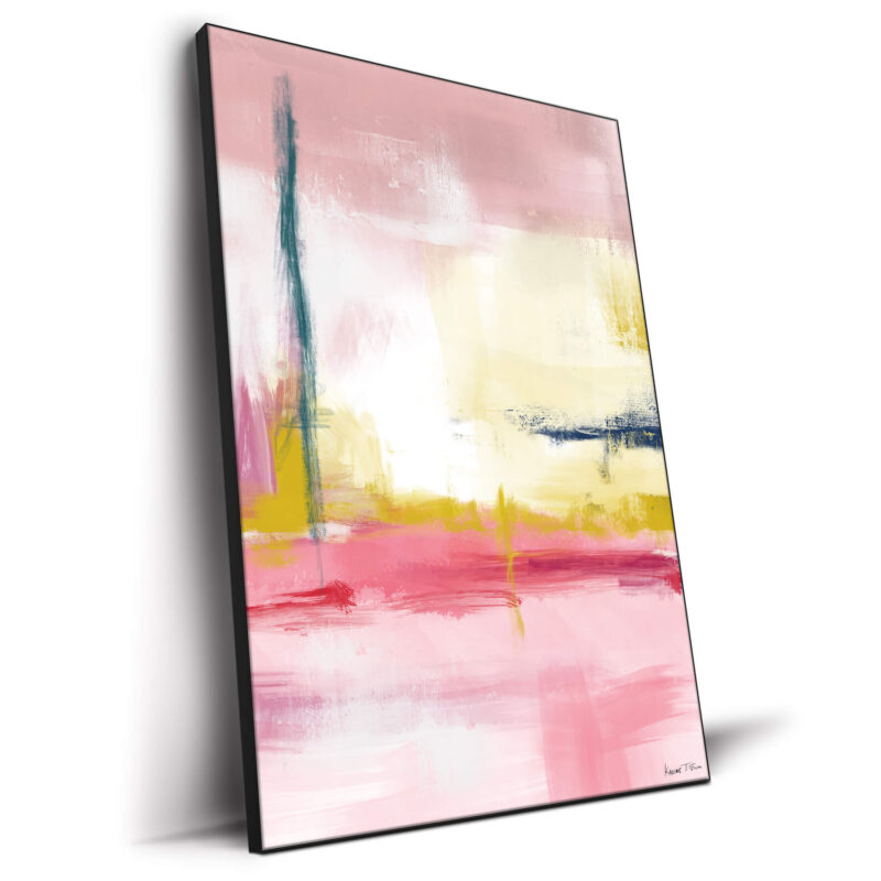 Pink Dance No. 2 Vibrant Wall Decor by Karine Tonial Grimm