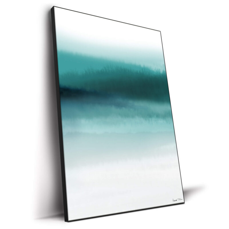 Ocean Colors No. 2 Teal Wall Decor by Karine Tonial Grimm