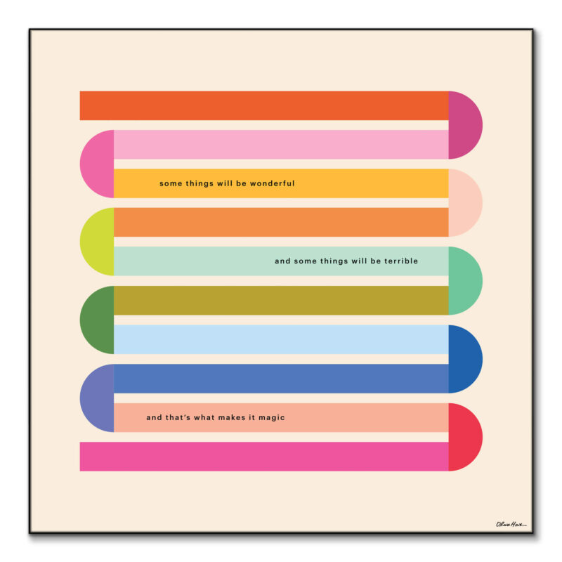 Wonderful Colorful Wall Art by Olivia Herrick