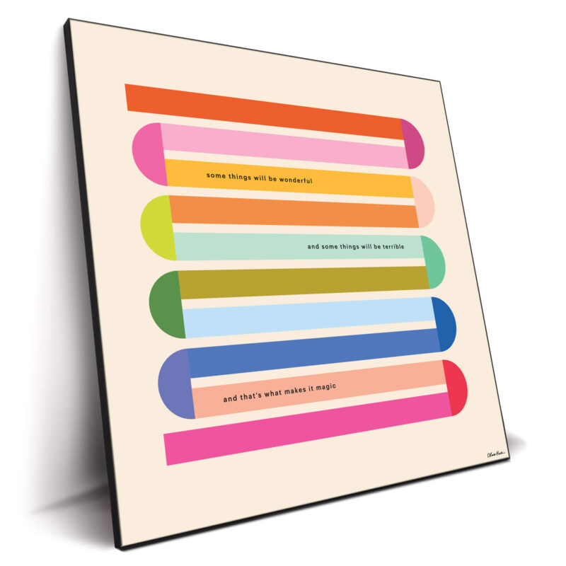 Wonderful Colorful Wall Decor by Olivia Herrick