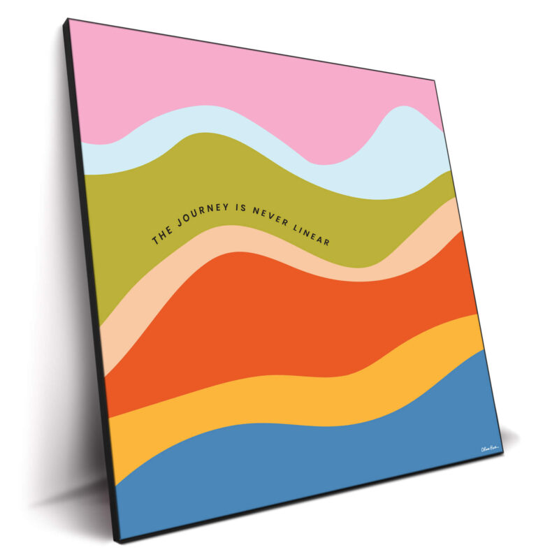 The Journey Colorful Wall Decor by Olivia Herrick