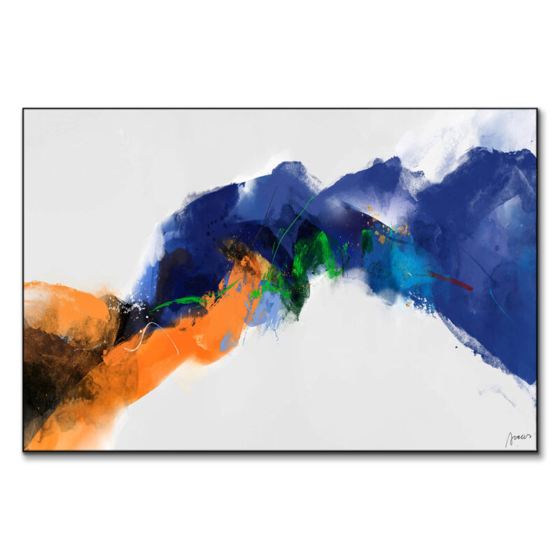 Tai Chi Orange Wall Art by Artur Chen