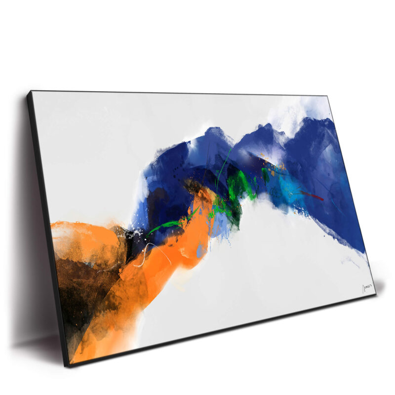 Tai Chi Orange Wall Decor by Artur Chen