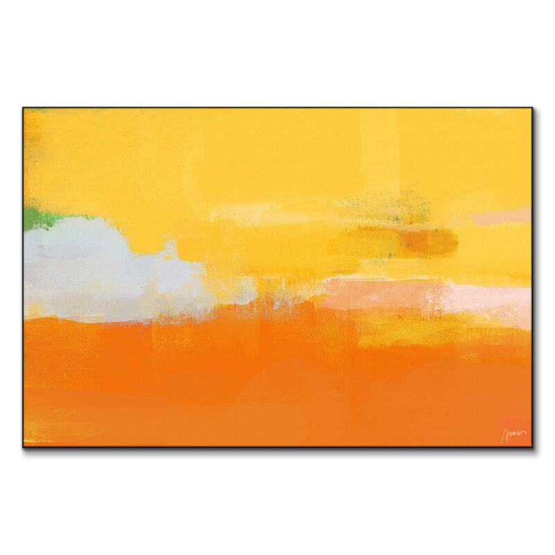 Gentle Scenery Orange Wall Art by Artur Chen