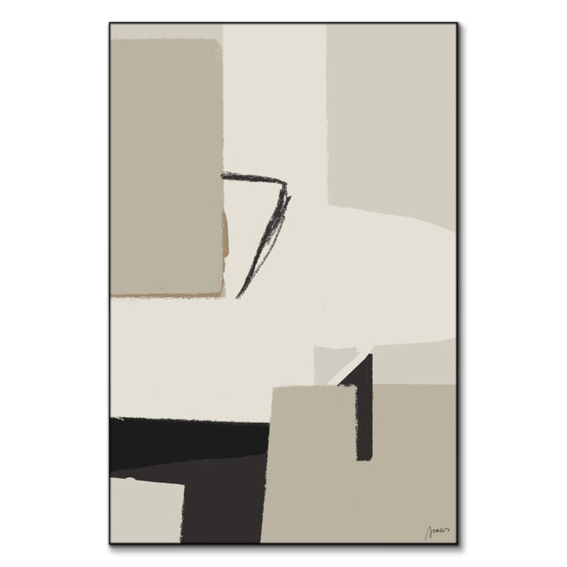 Polite Chessman Neutral Wall Art by Artur Chen