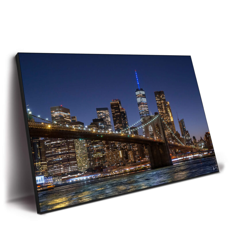 New York at Night Dark Wall Decor by Peter Alessandria