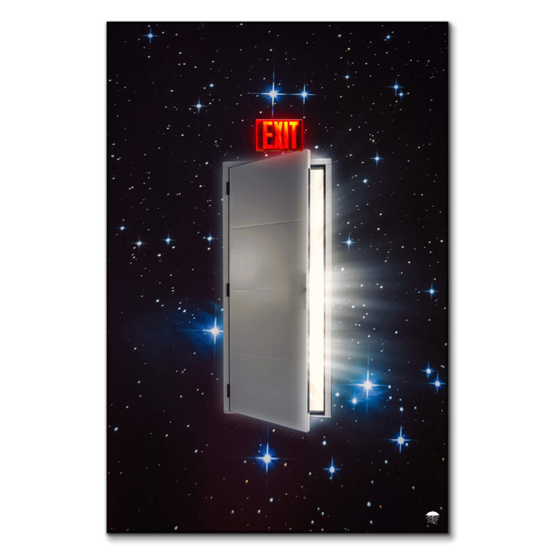 Welcome Back Dark Wall Art by Seamless