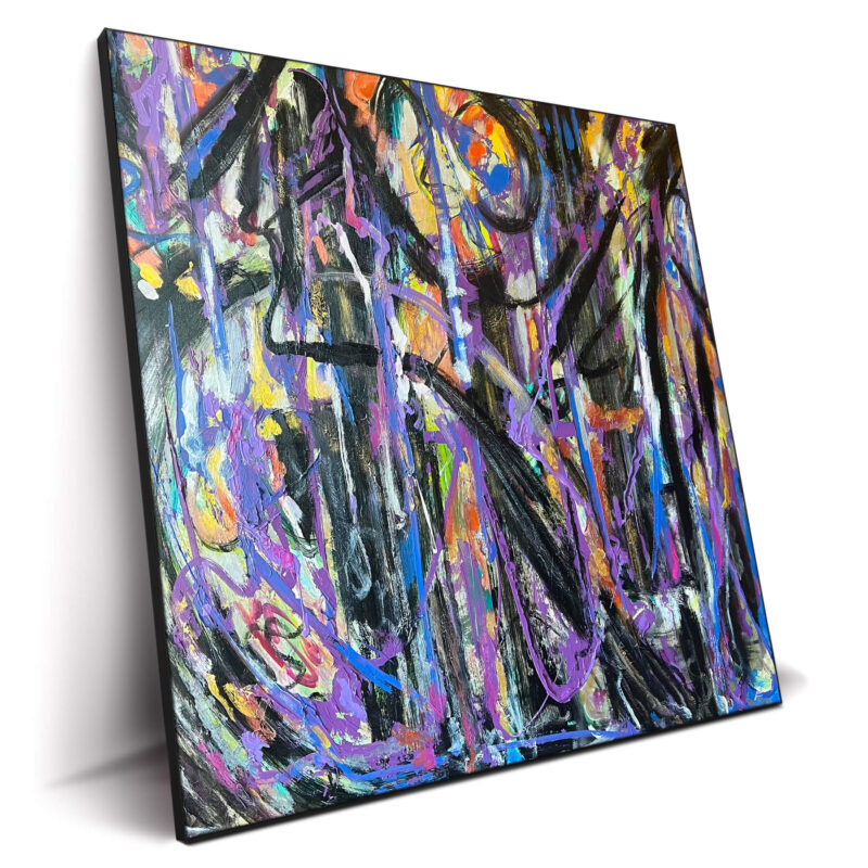 Spring Rain Colorful Wall Decor by Bob Lombardi