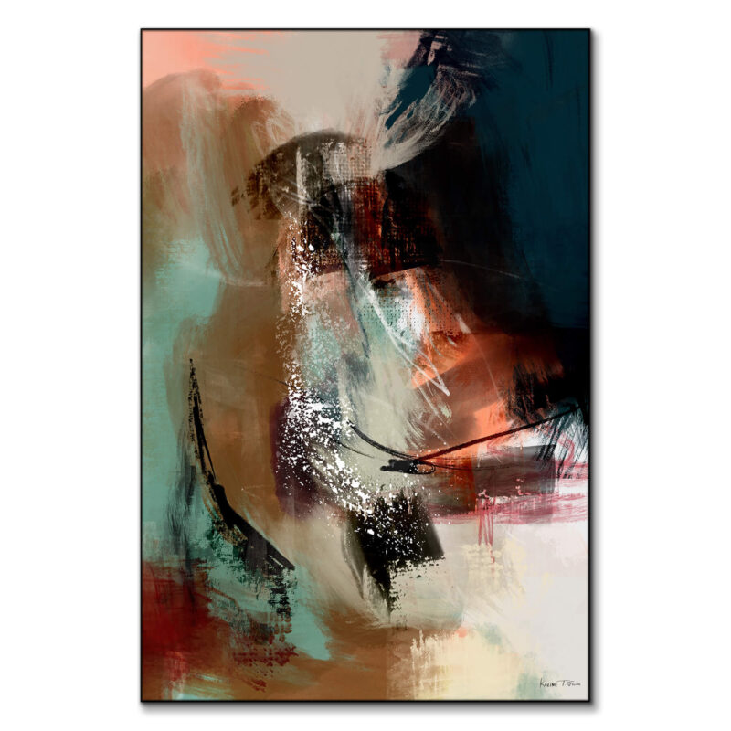 Enough Colorful Wall Art by Karine Tonial Grimm