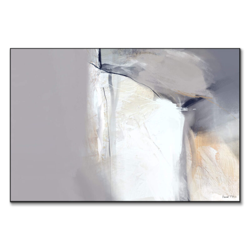 Settled No. 8 Grey Wall Art by Karine Tonial Grimm