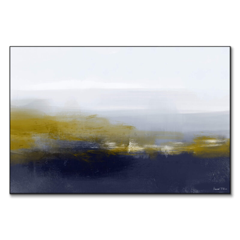 The Blue Desire Dark Wall Art by Karine Tonial Grimm