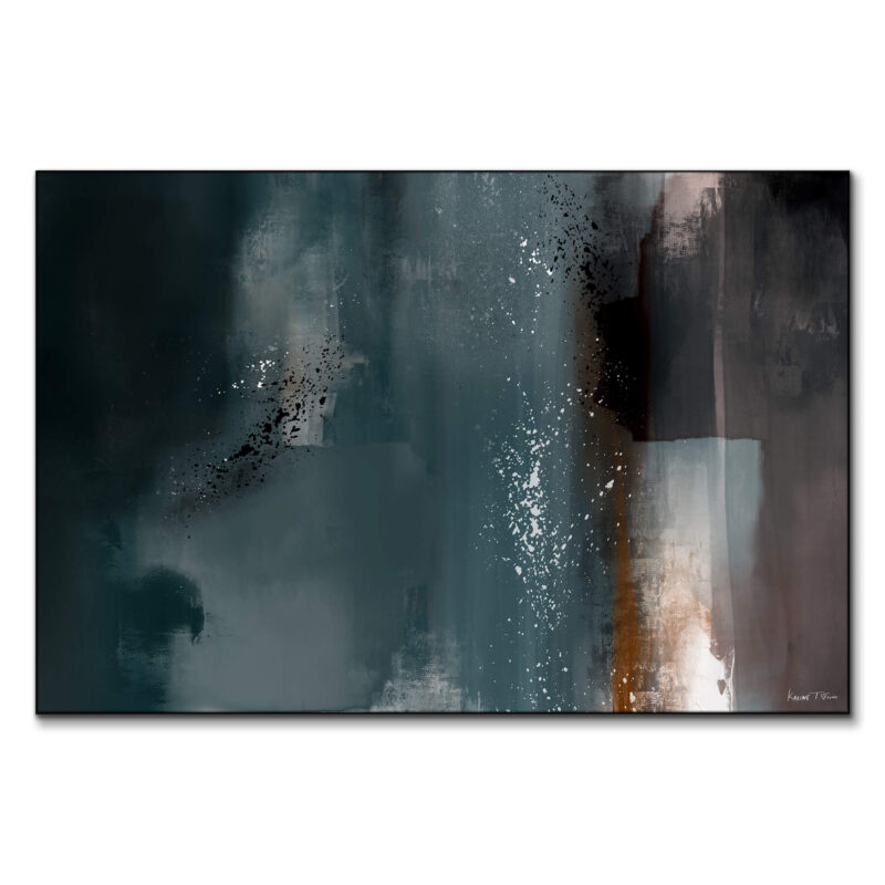 Fundamental No. 1 Dark Wall Art by Karine Tonial Grimm