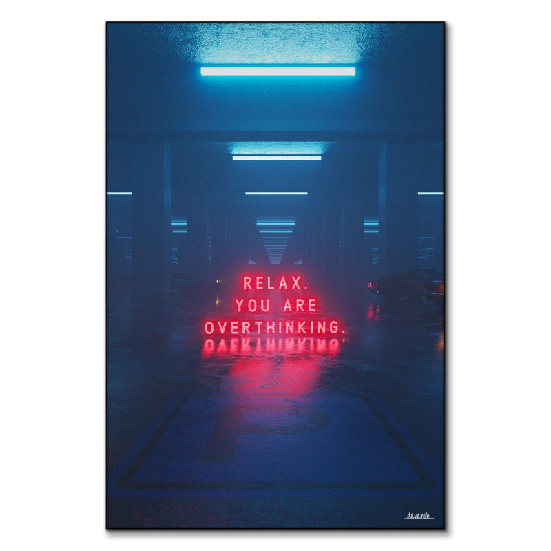 Restless Mind Dark Wall Art by Davansh Atry