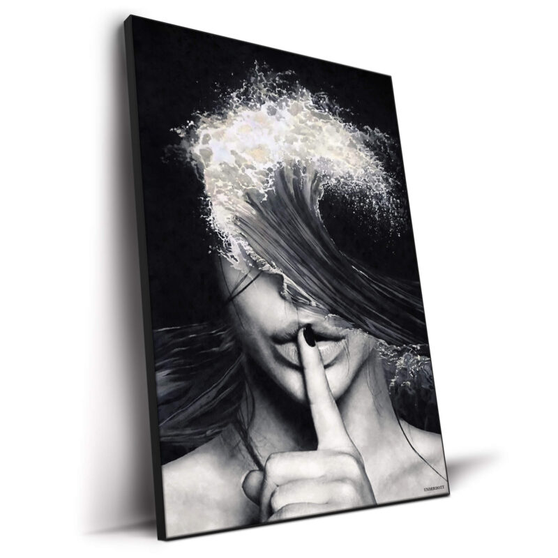 Secrets Black and White Wall Decor by Underdott