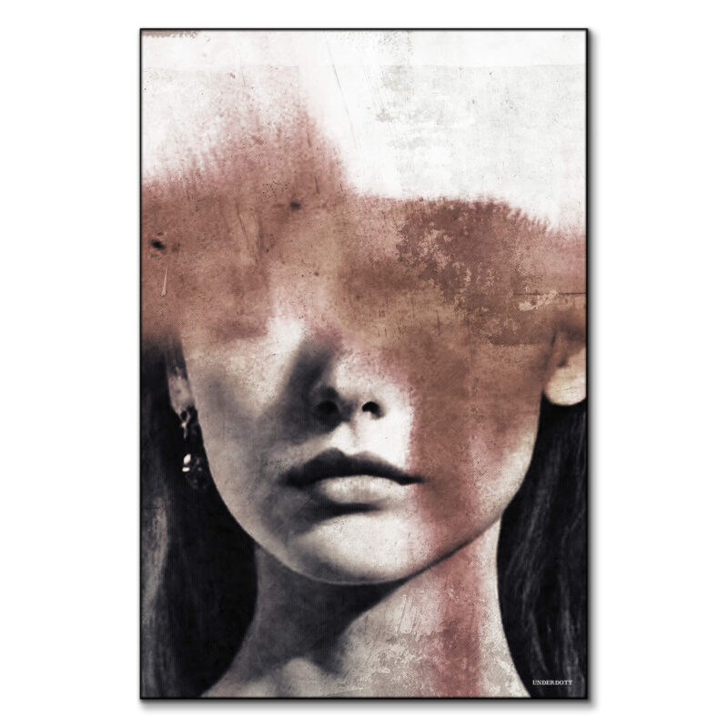 Abstract Reality Red Wall Art by Underdott