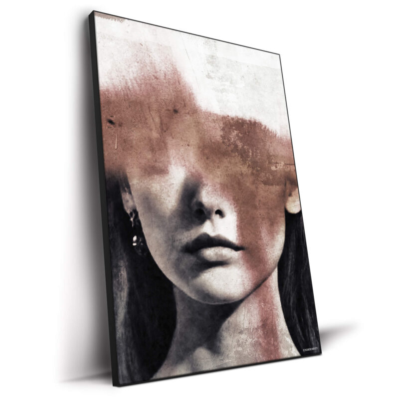 Abstract Reality Red Wall Decor by Underdott