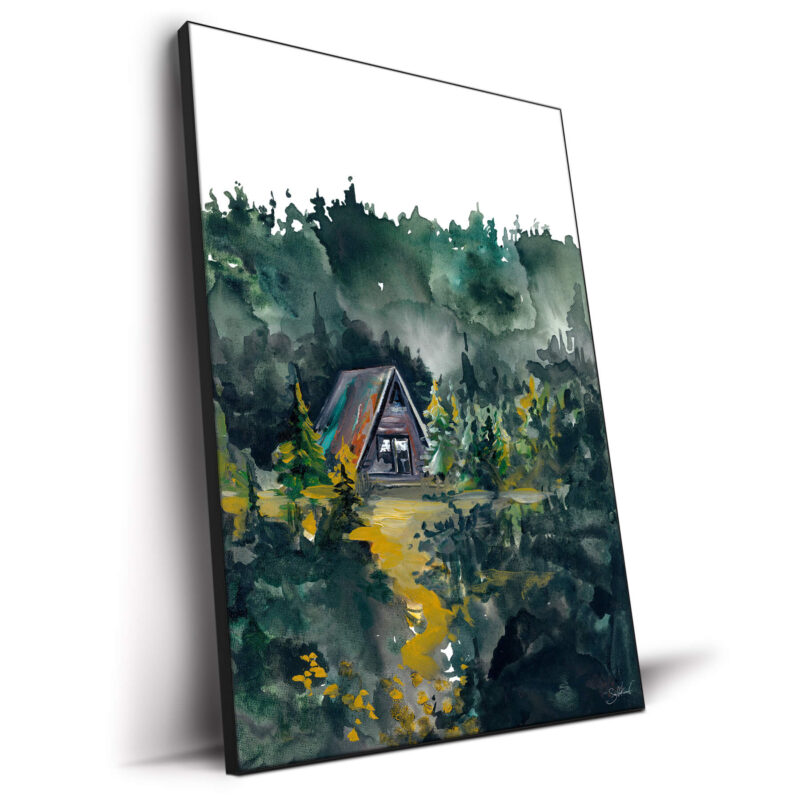 Cabin Green Wall Decor by Shelby Kregel
