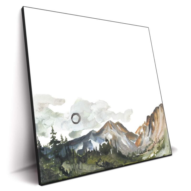 Simple Mountain Yellow Wall Decor by Shelby Kregel