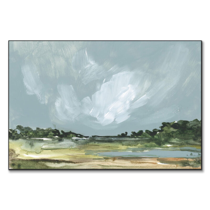 Sky Landscape Green Wall Art by Shelby Kregel