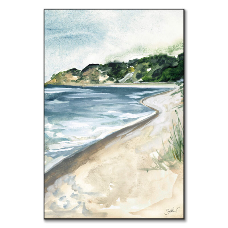 Lakeshore Beach Cool Wall Art by Shelby Kregel