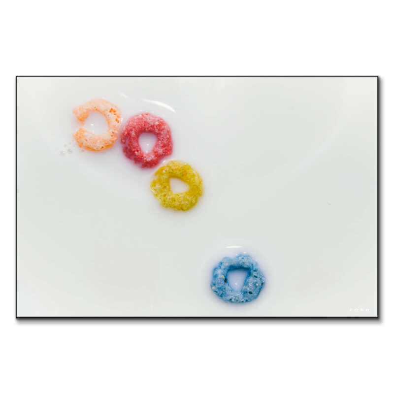 Fruit Loops Colorful Wall Art by Nick Ford