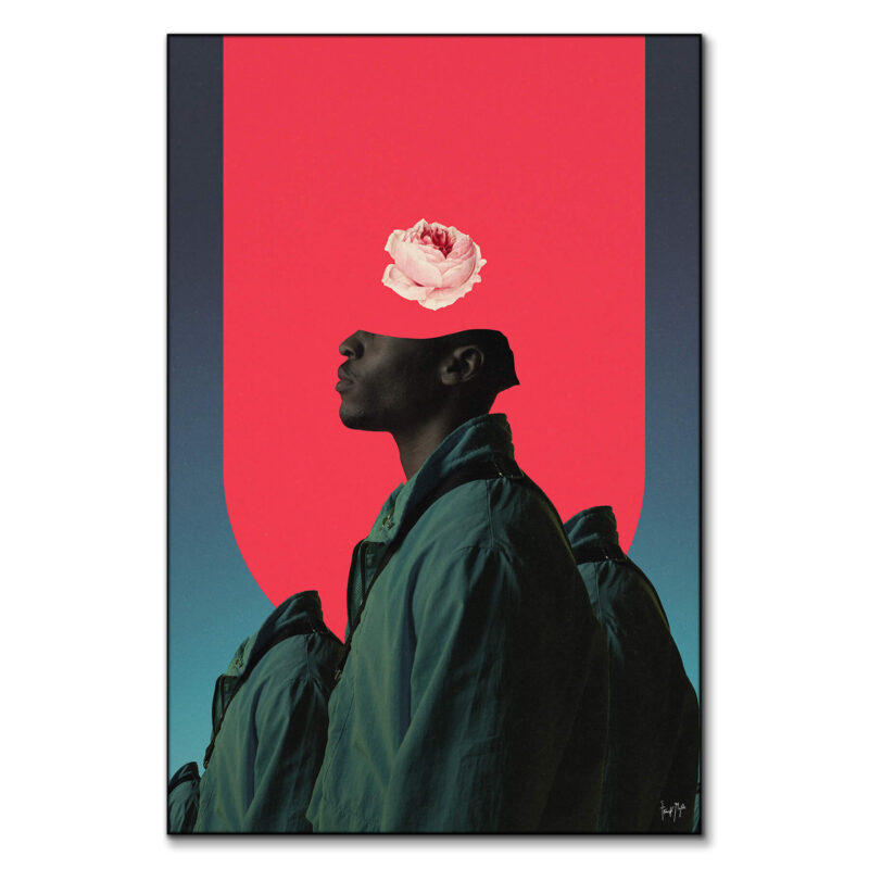 Every Man is a Mountain Dark Wall Art by Frank Moth