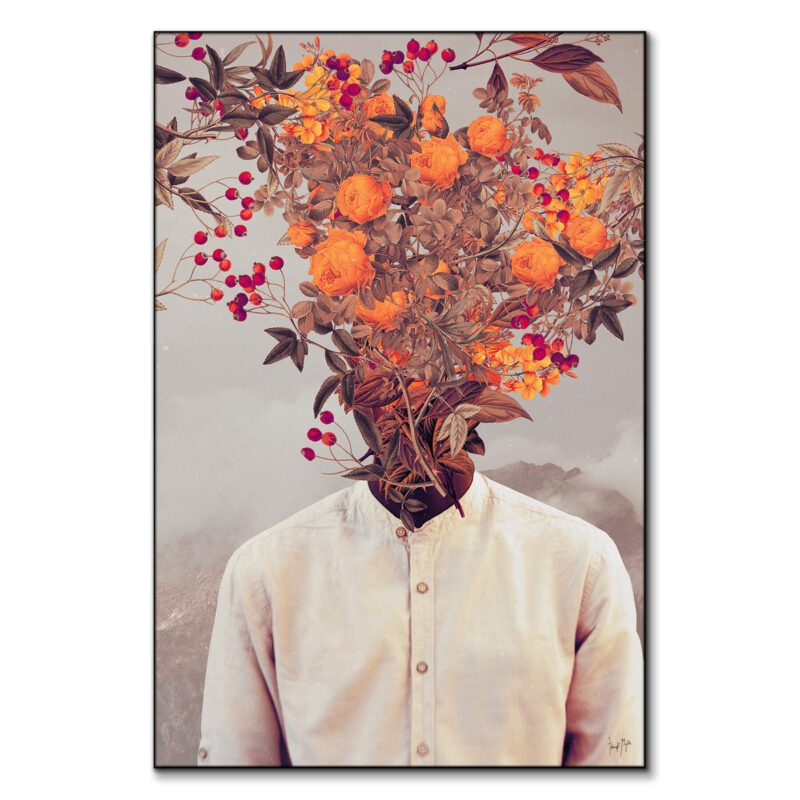 Bloom Bright Warm Wall Art by Frank Moth