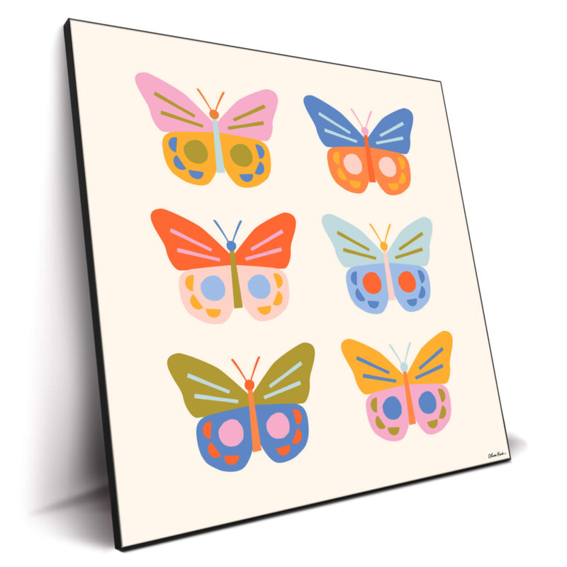 Butterflies Colorful Wall Decor by Olivia Herrick
