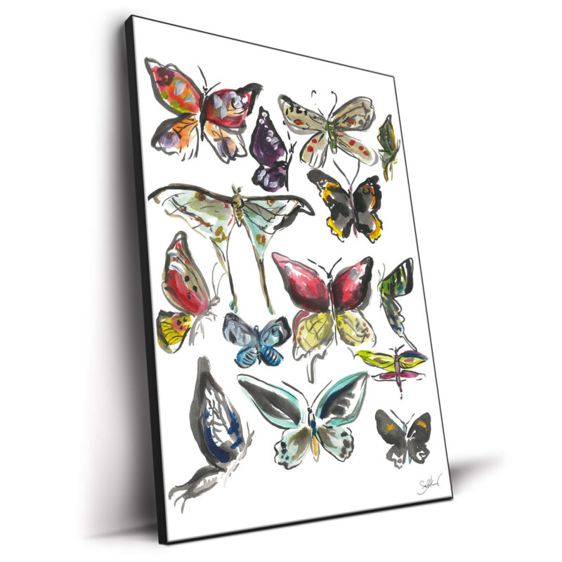 Butterfly Watercolor Wall Decor by Shelby Kregel