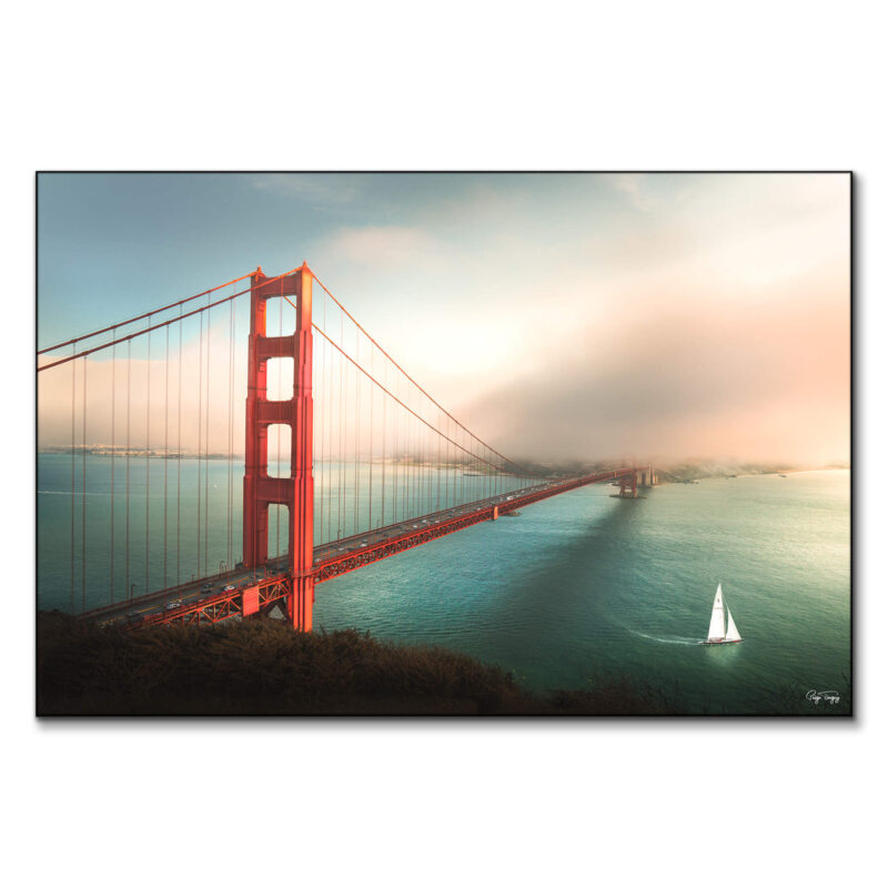 Golden Gate Lookout Warm Wall Art by Paige Tingey